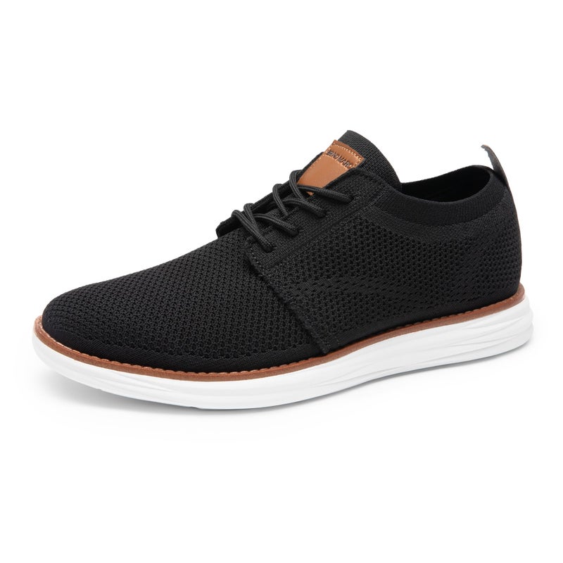 Bruno Marc Men's KnitFlex Breeze Mesh Sneakers Oxfords Lace-Up Lightweight Casual Walking Shoes,Size 12,Black,GRAND-01 - Image 1